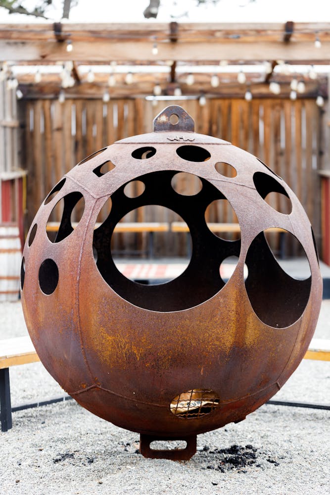 a close up of a fence