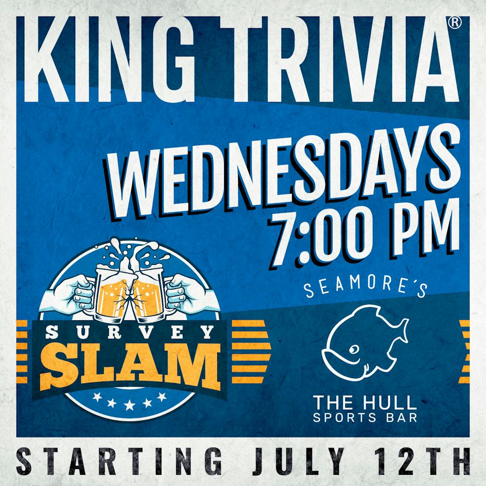 a blue and white sign