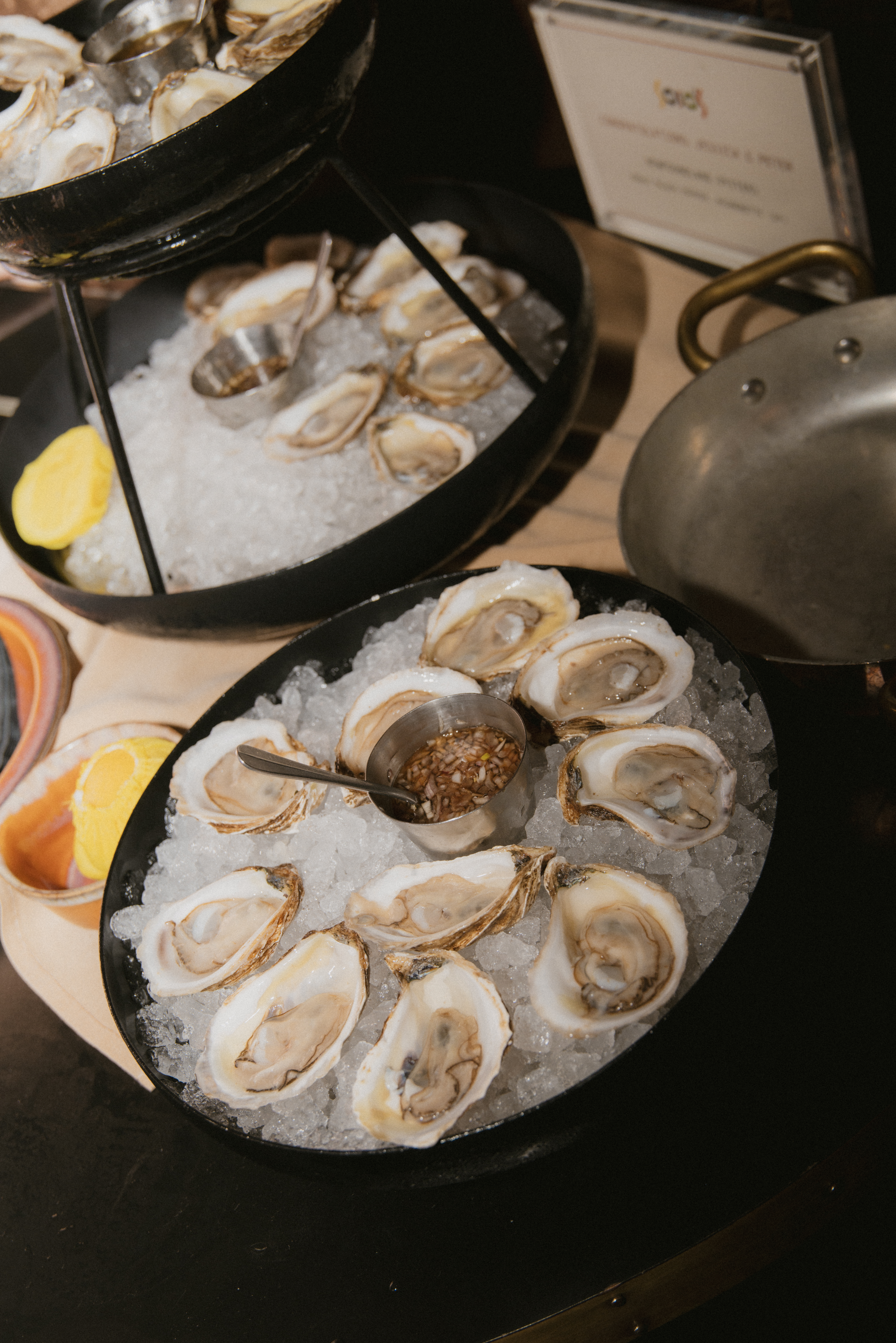 a pan of food on a plate