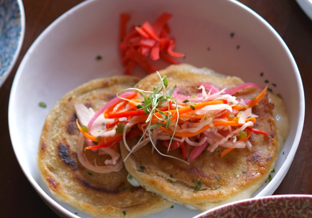a bowl of food on a plate