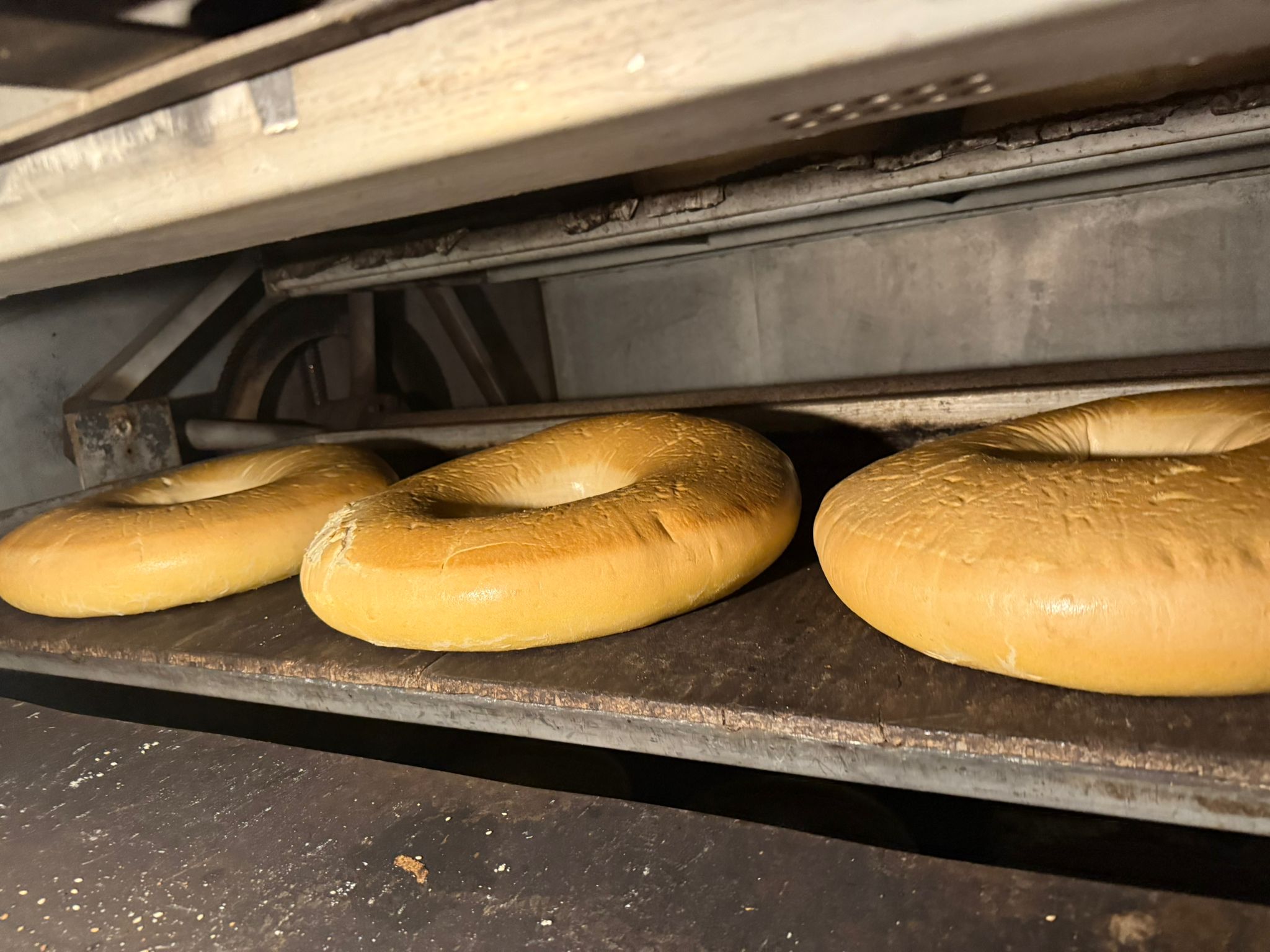 a hot dog on a grill