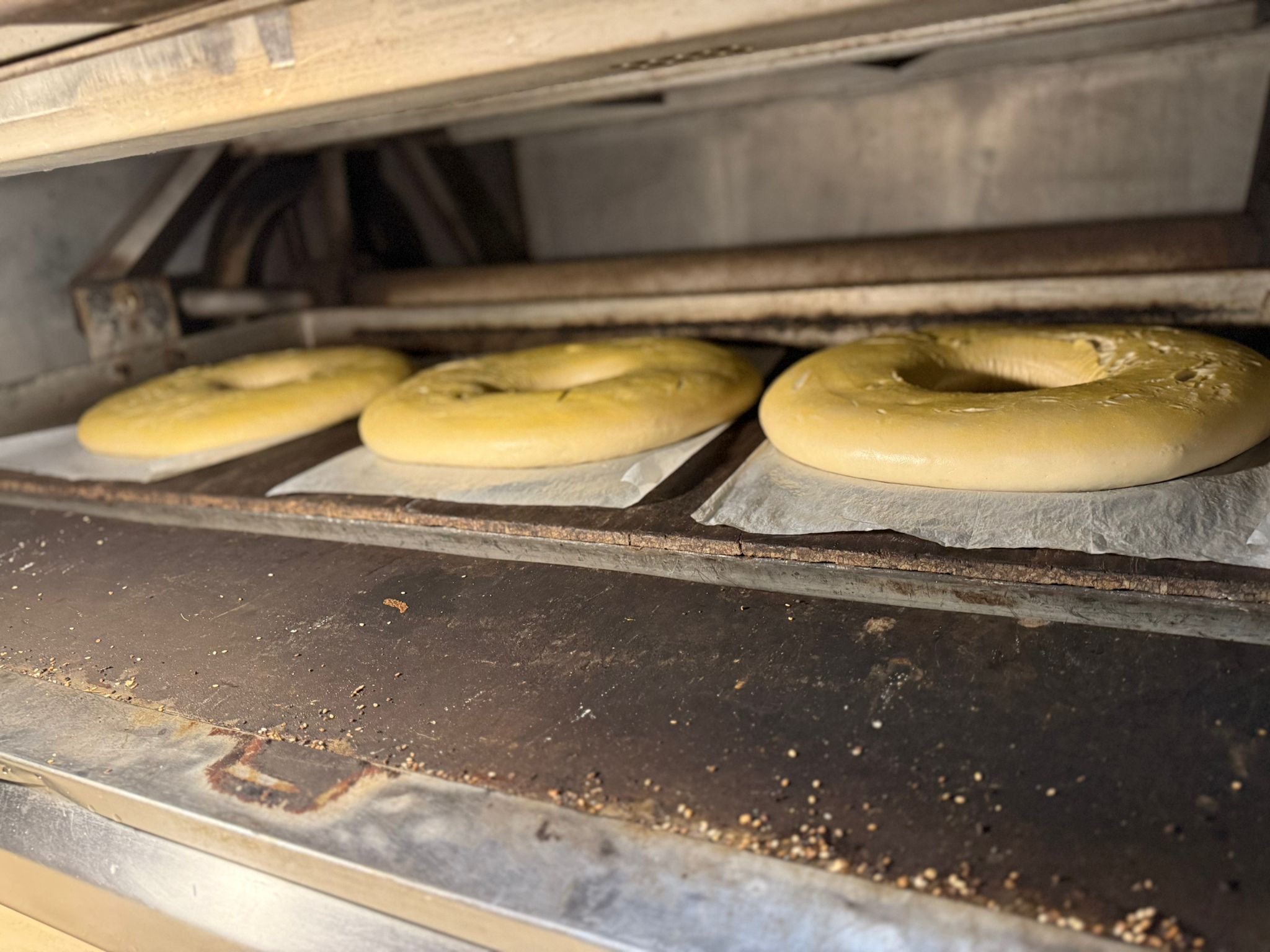 a machine inside the oven