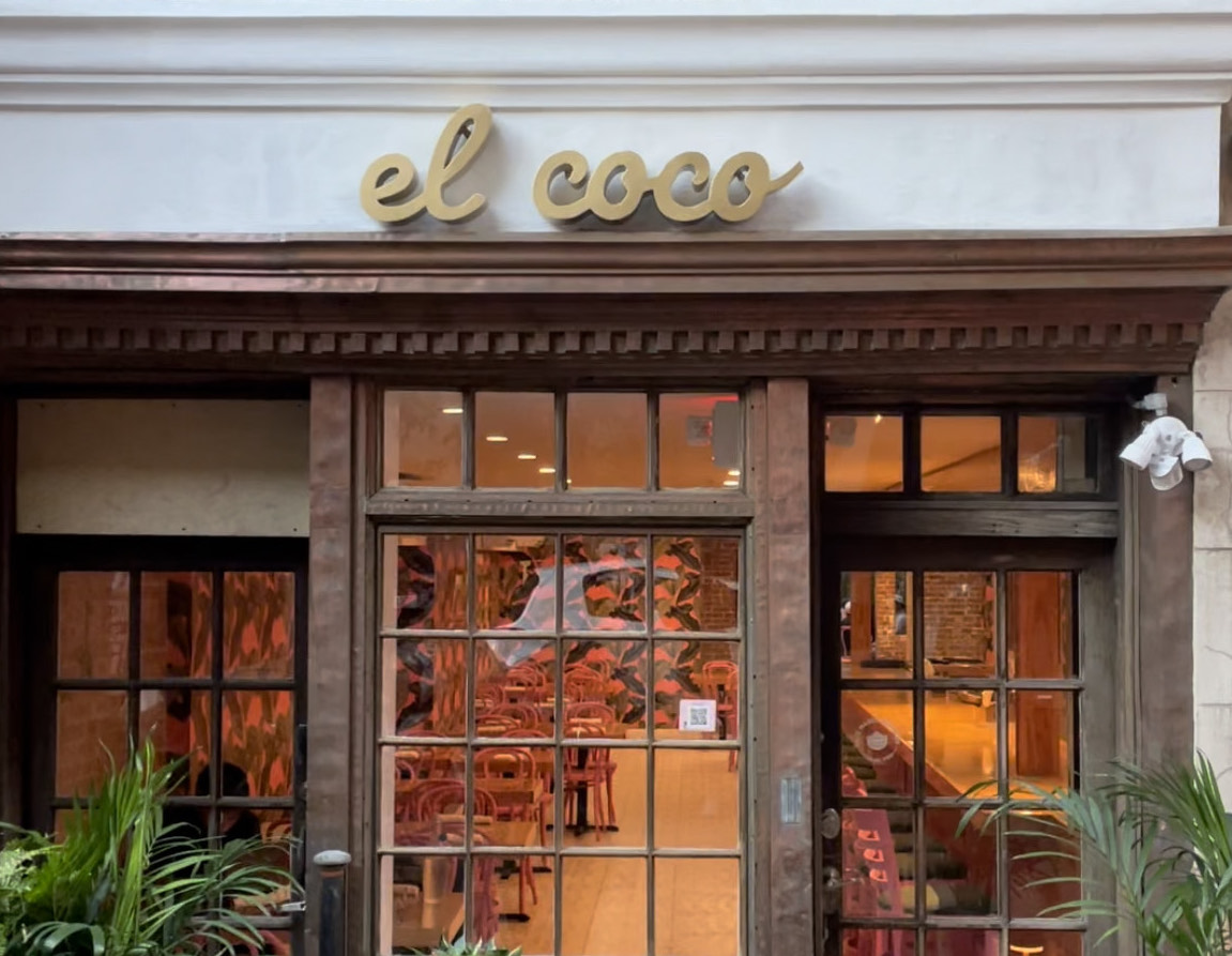 a store front of a window