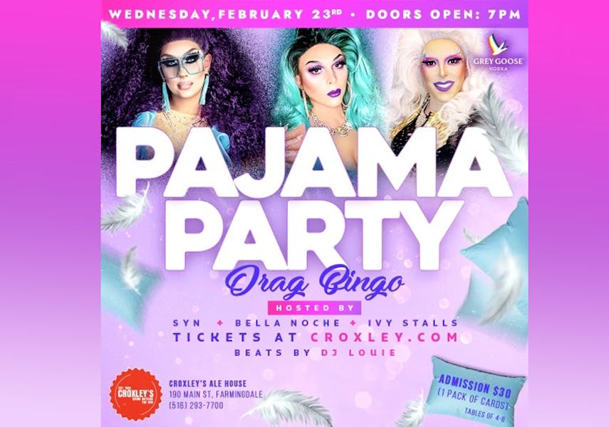 DRAG QUEEN BINGO FARMINGDALE LOCATION Croxley's Ale House Ale House