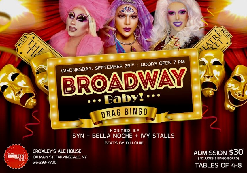 DRAG QUEEN BINGO FARMINGDALE LOCATION Croxley's Ale House Ale House