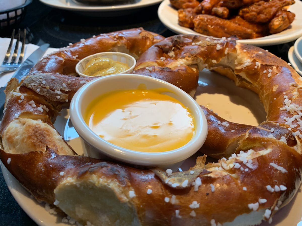 a close up of a plate of food on a table