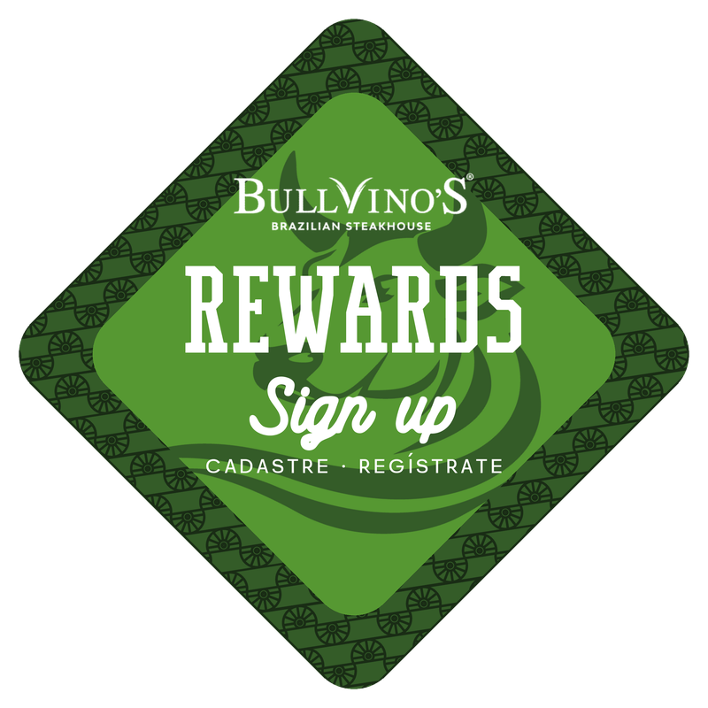Bullvino's Rewards sign up token