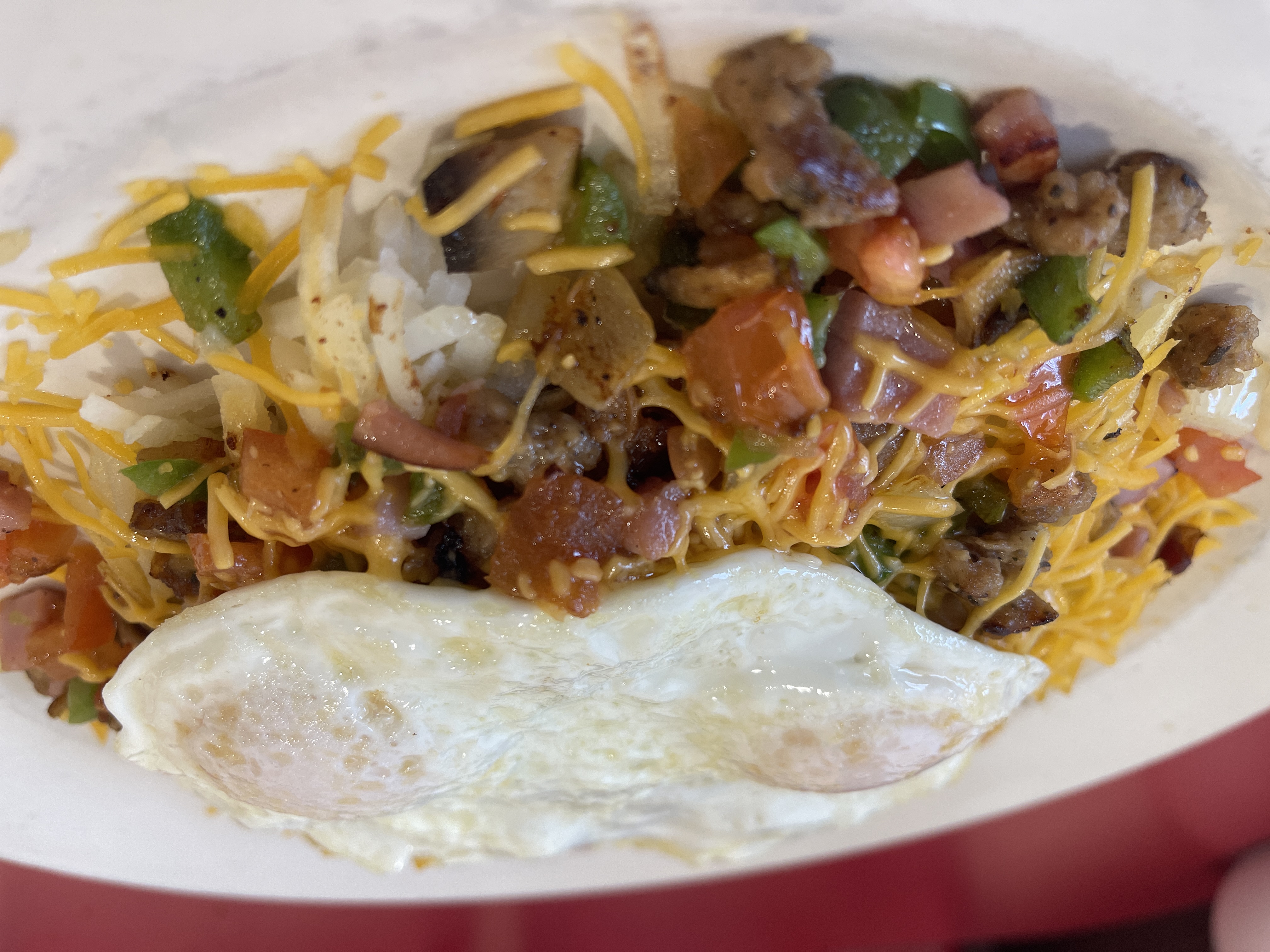 a plate of food