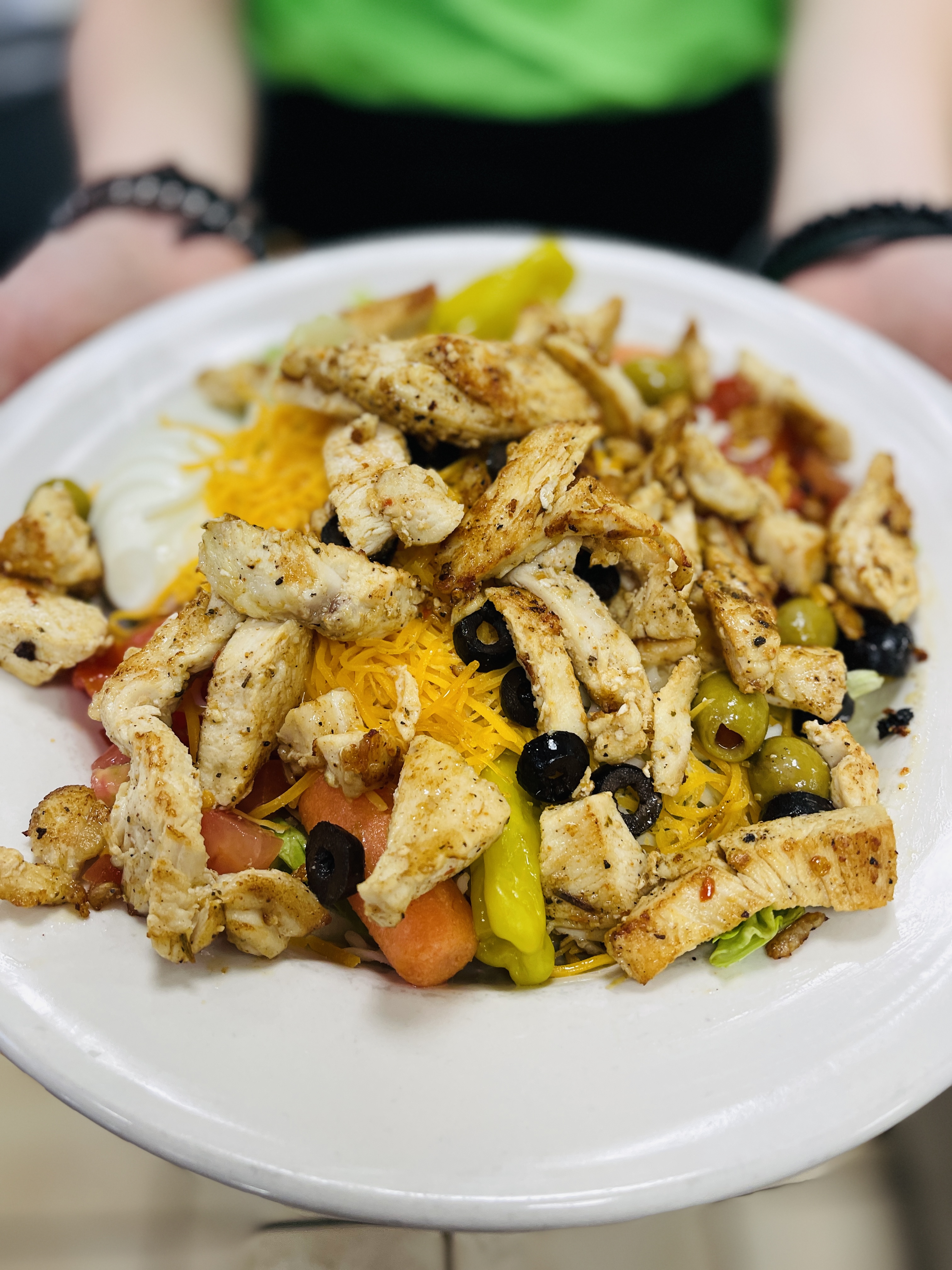 a plate of food