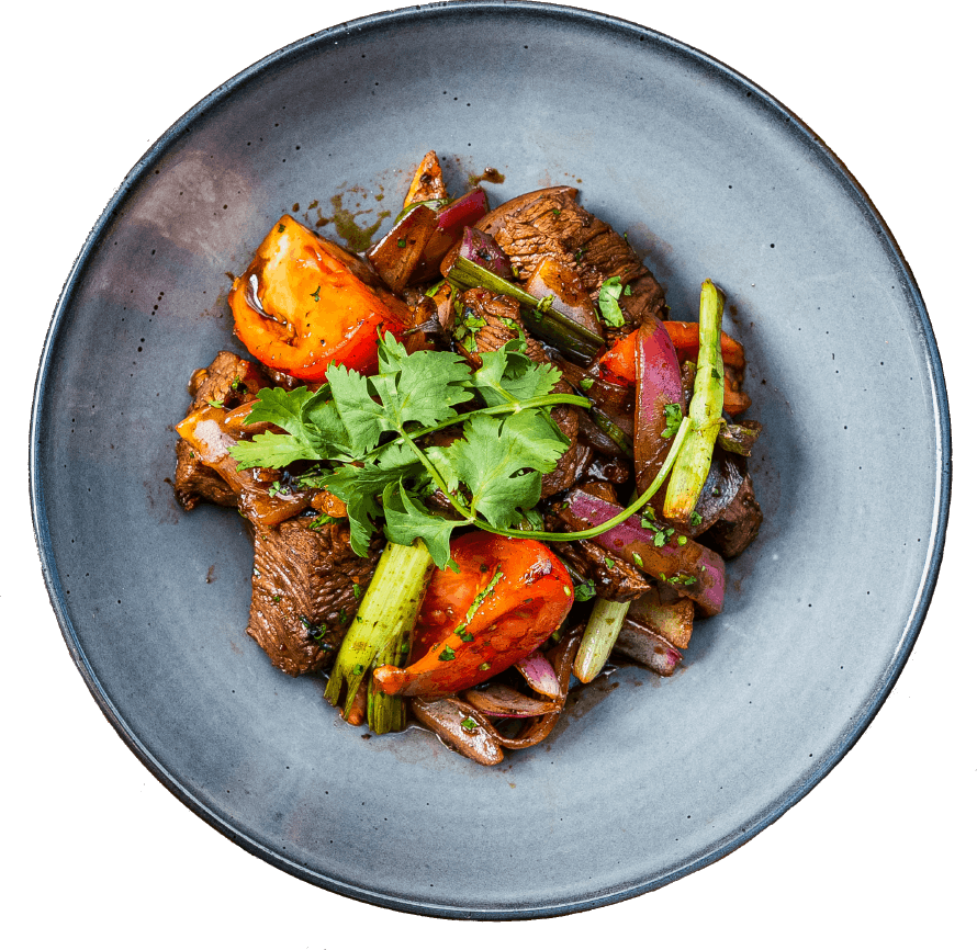 a plate of food