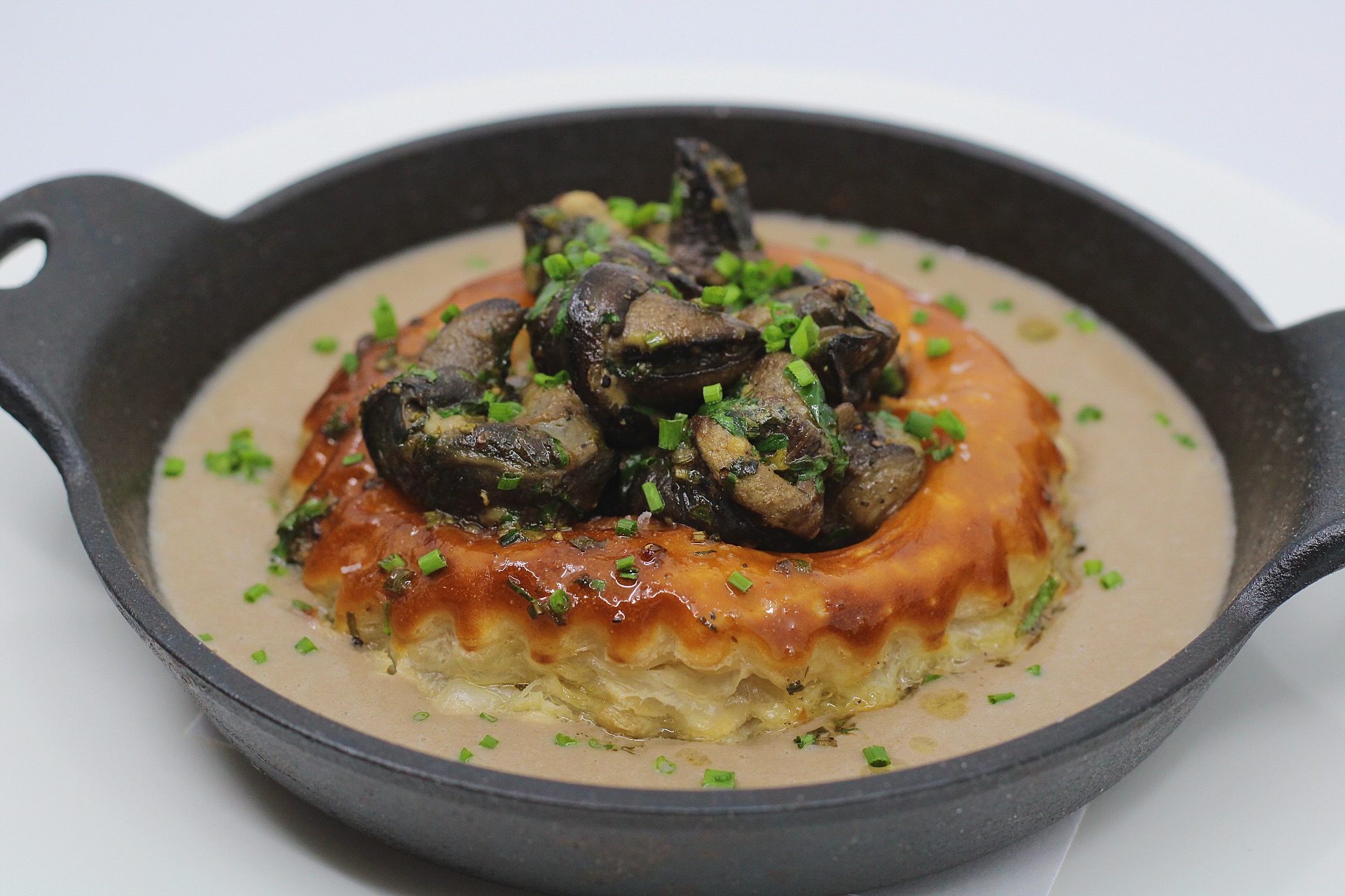 a plate of food on a table