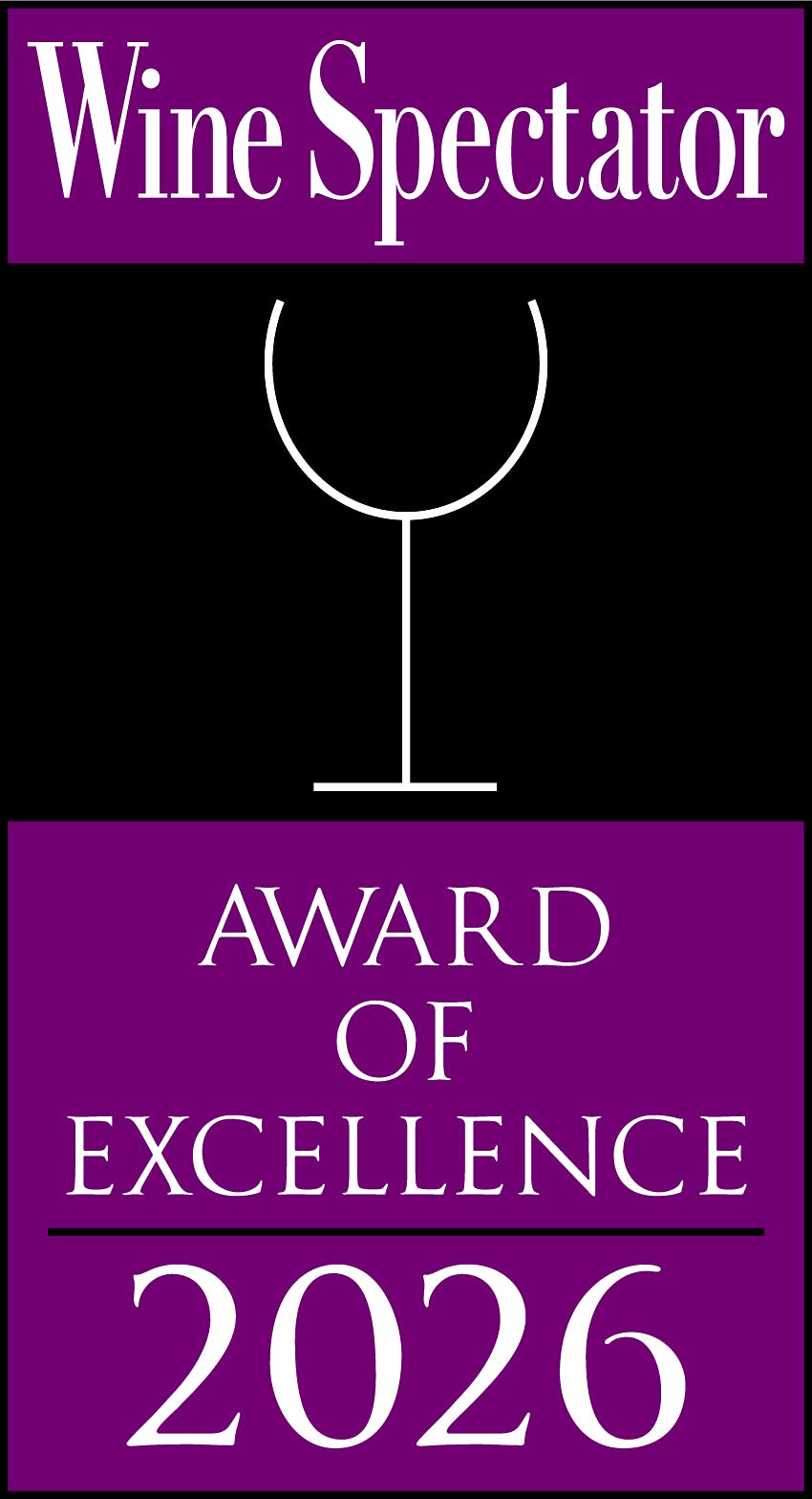 wine spectator - award of excellence 2026