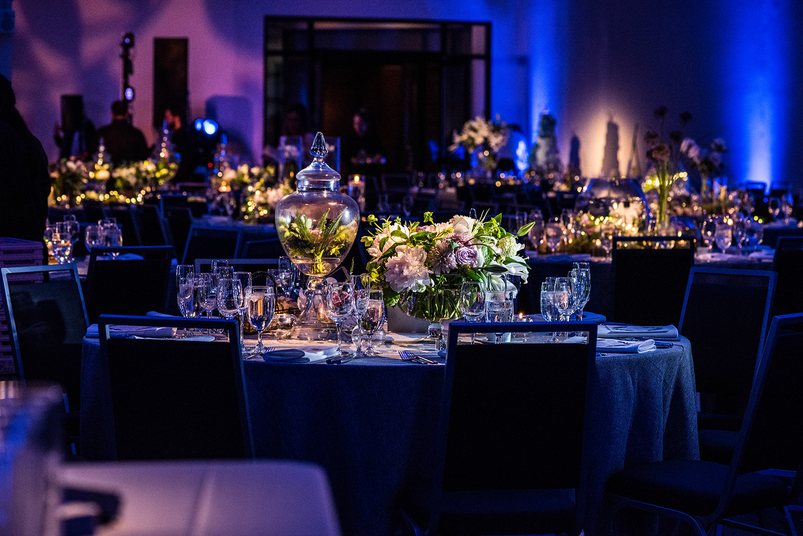 a table set for a party