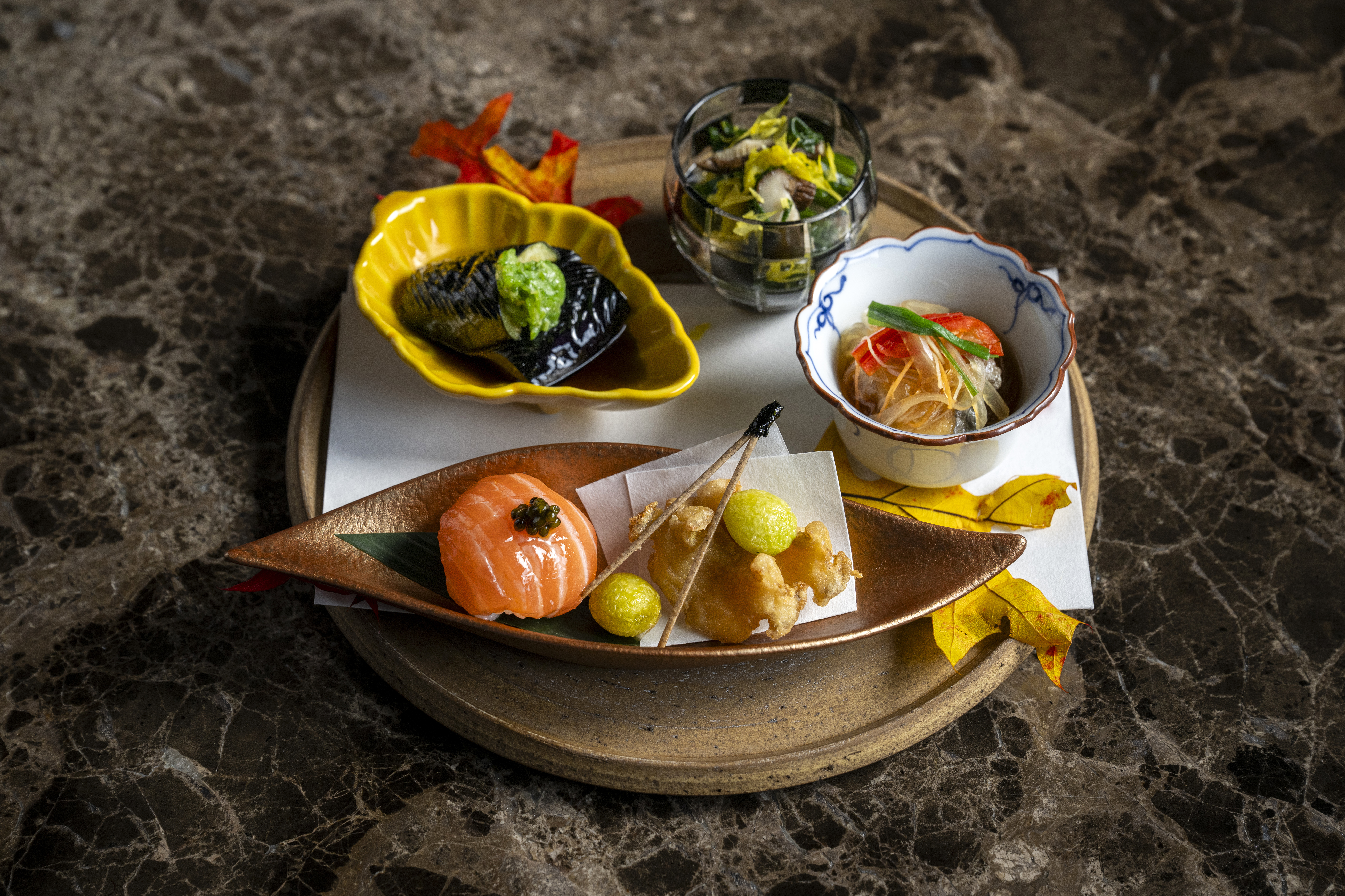 a bowl of fruit on a plate
