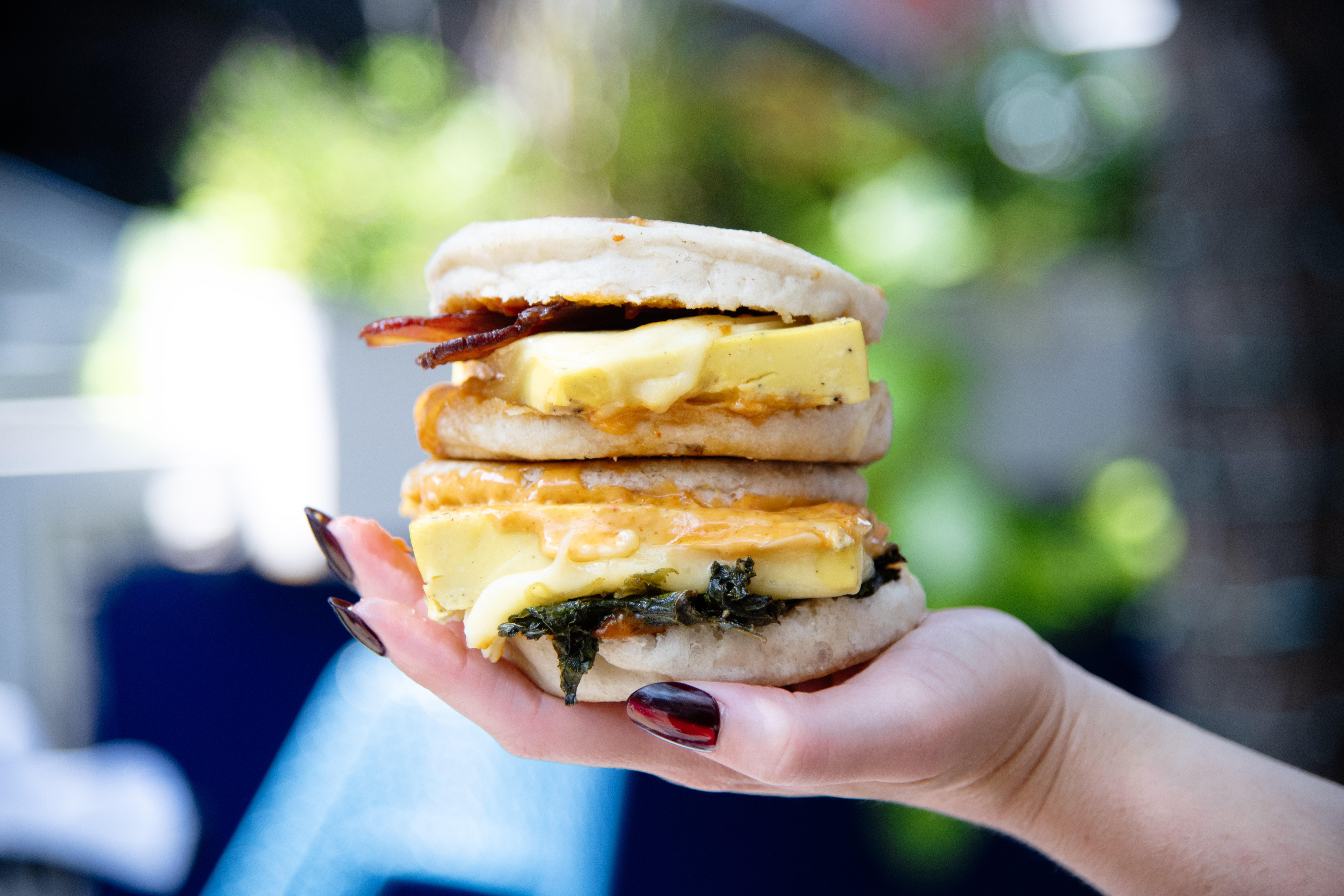 Breakfast sandwich at Publican Quality Meats