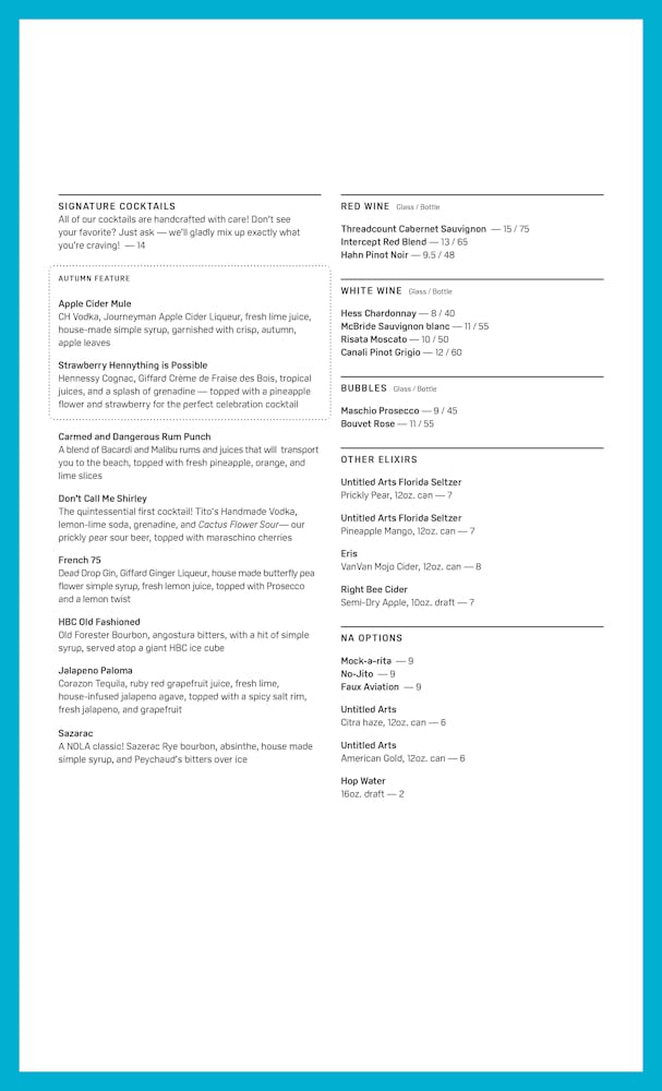 Food | Homewood Brewing Company in Homewood, IL