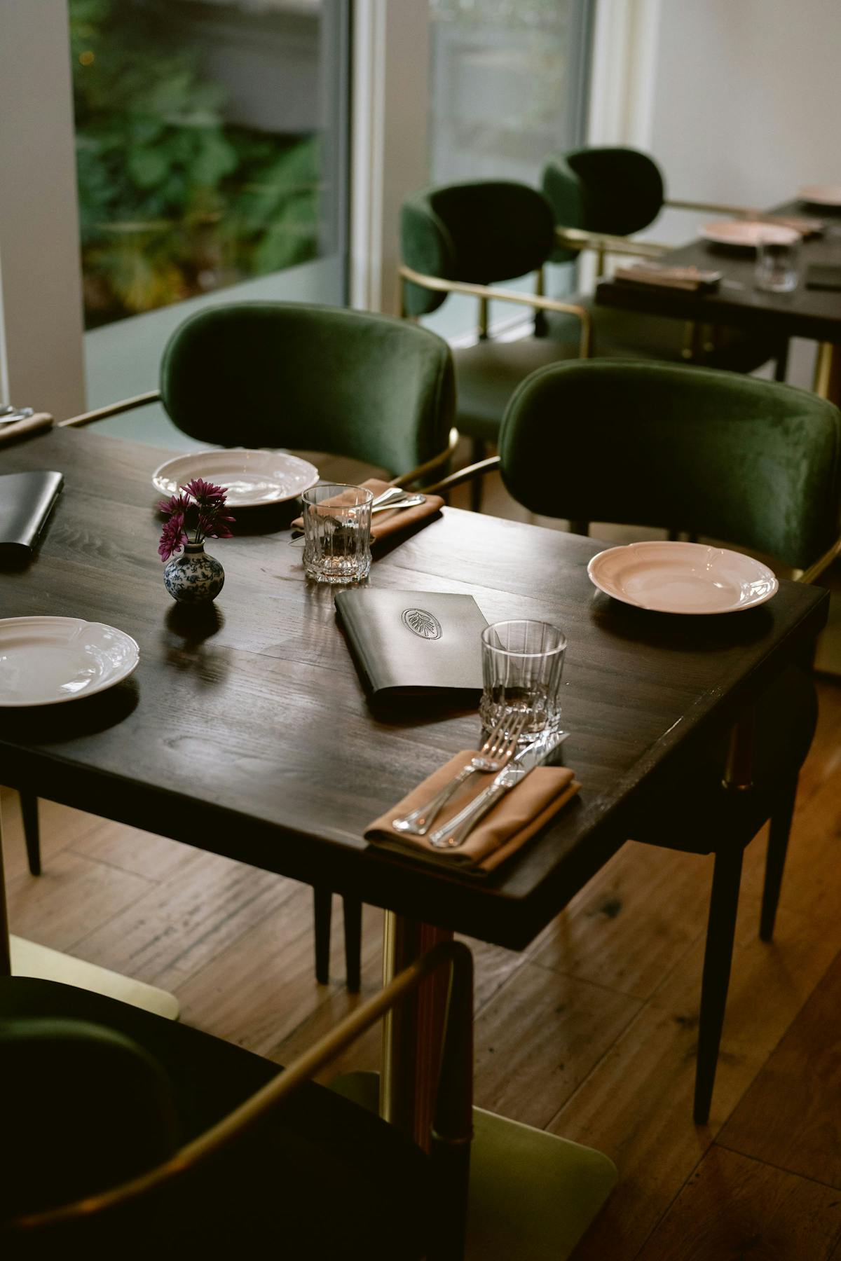 a dining room table