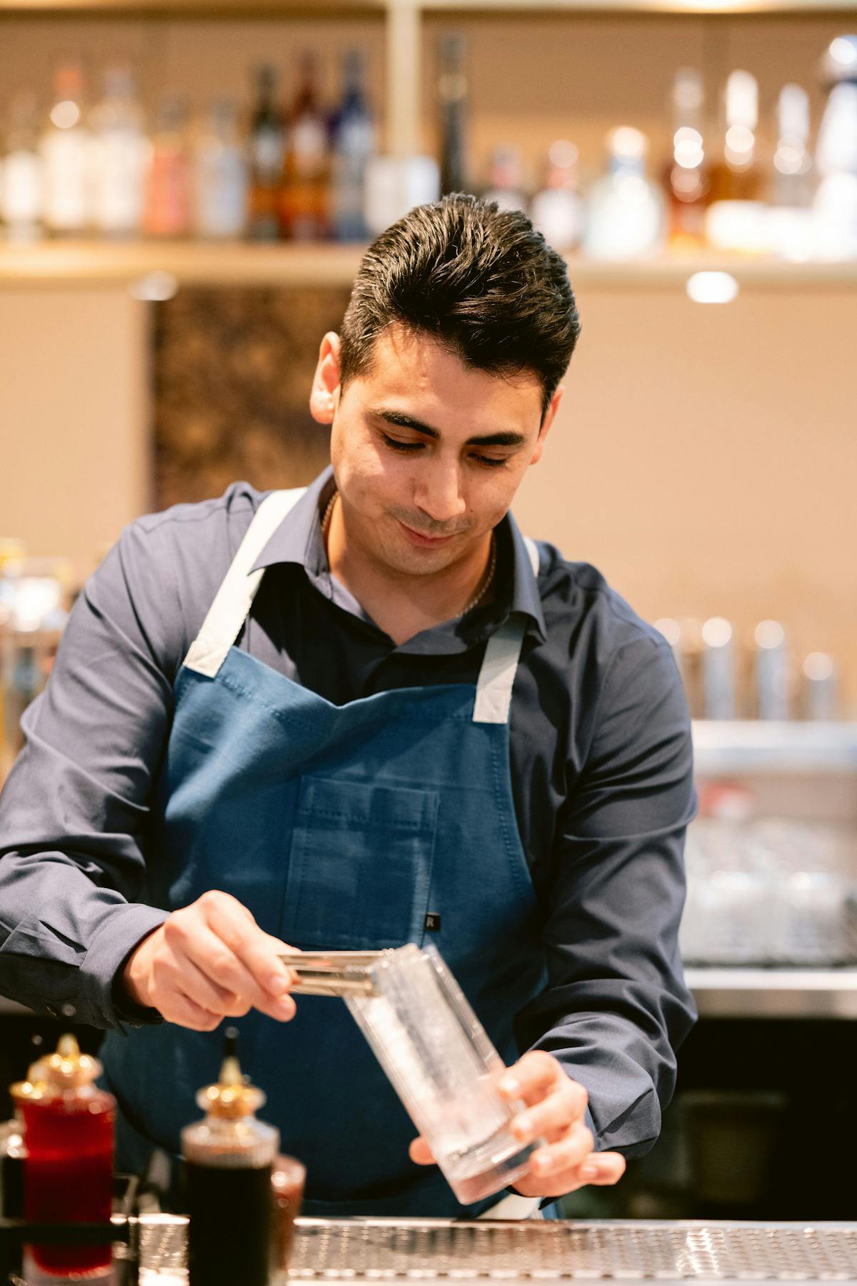 a man sitting at a table