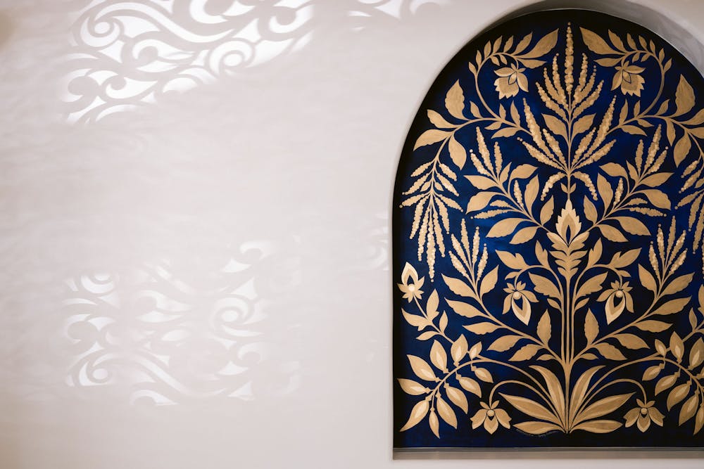 a vase with flowers in it