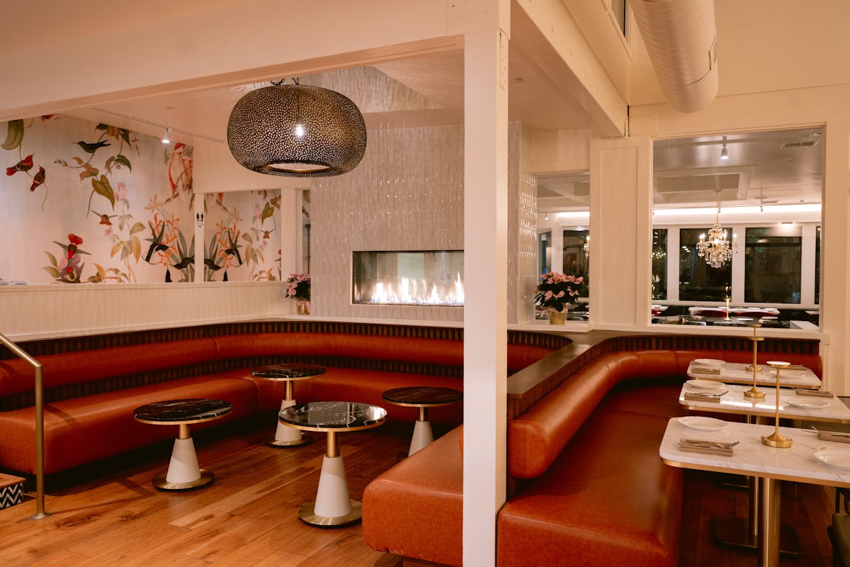 a dining room