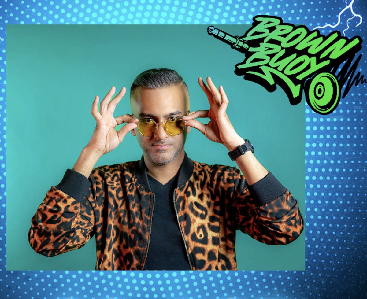 a man looking at the camera