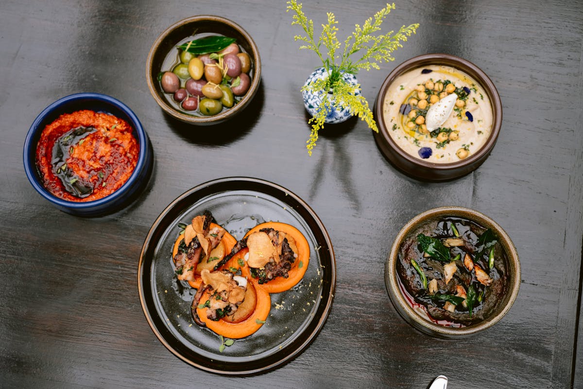 a plate of food