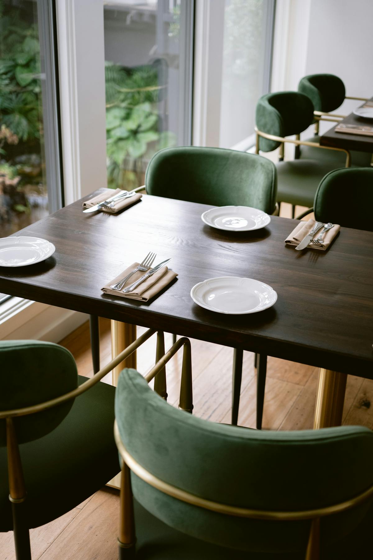 a dining room table