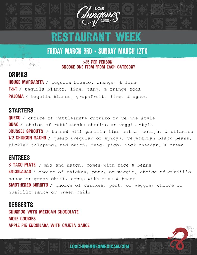 Denver Restaurant Week 2025 Menus Pdf Download Freda Melisenda
