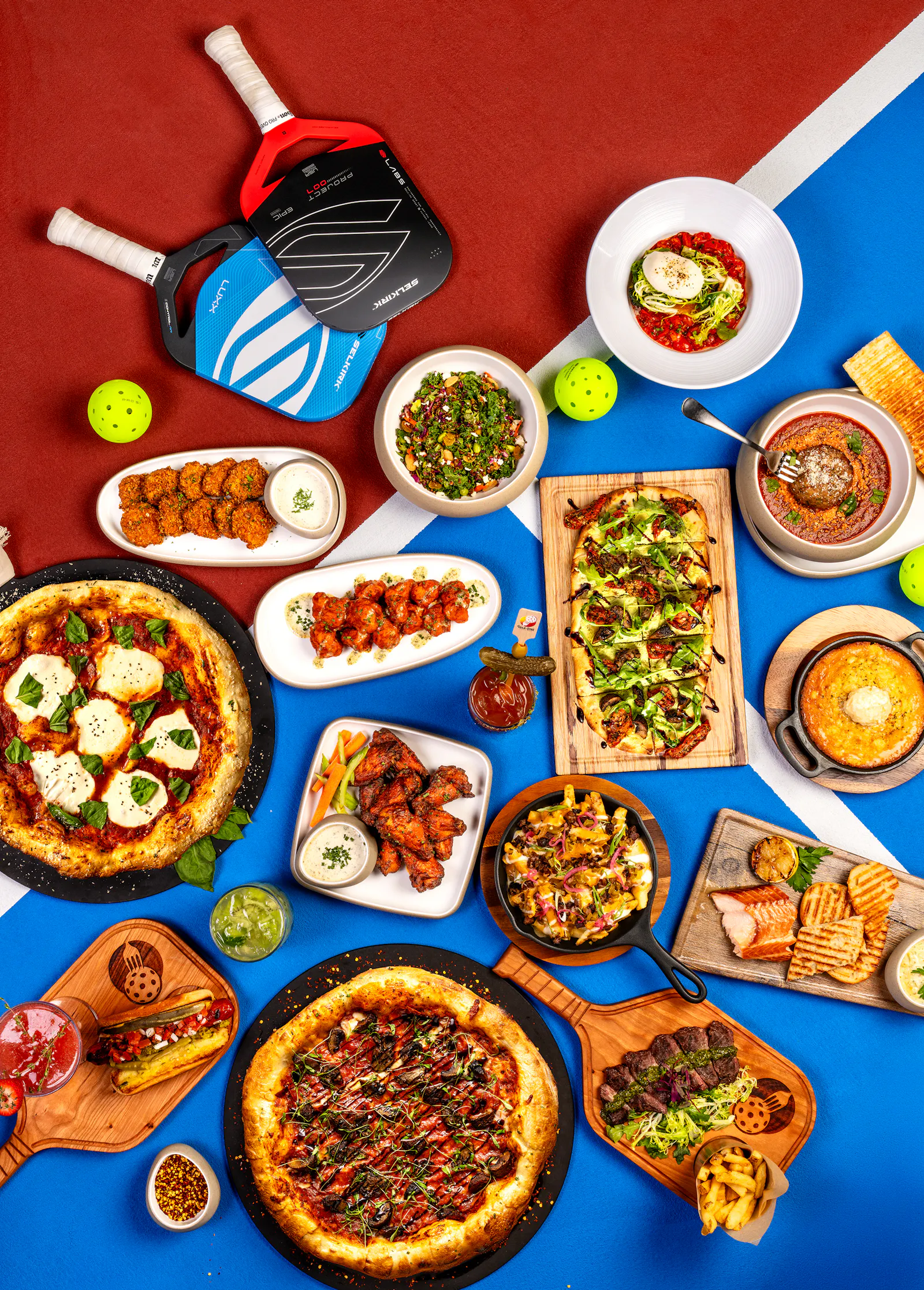 Shareable food and craft cocktails at Dink & Dine Pickle Park