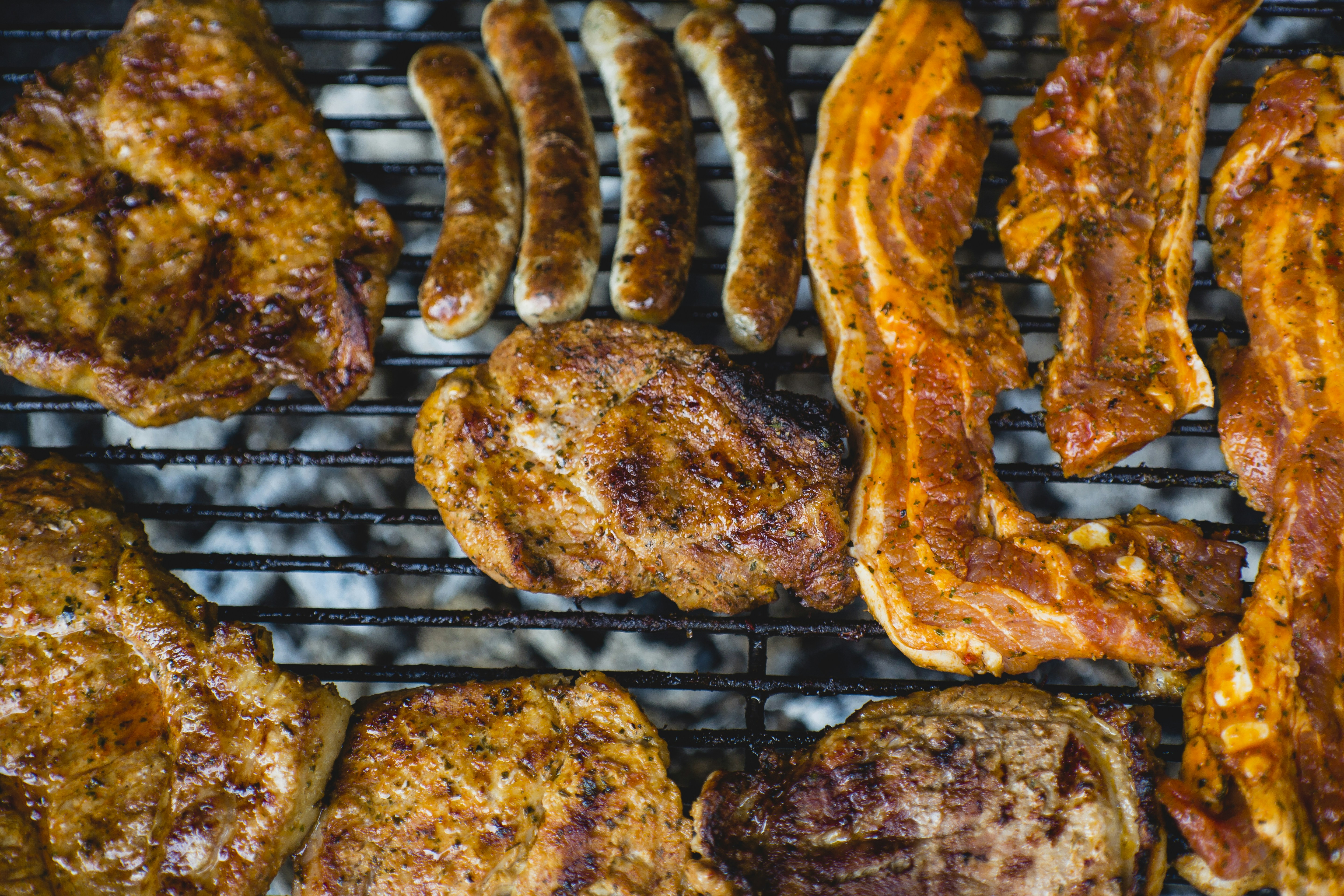 a close up of food