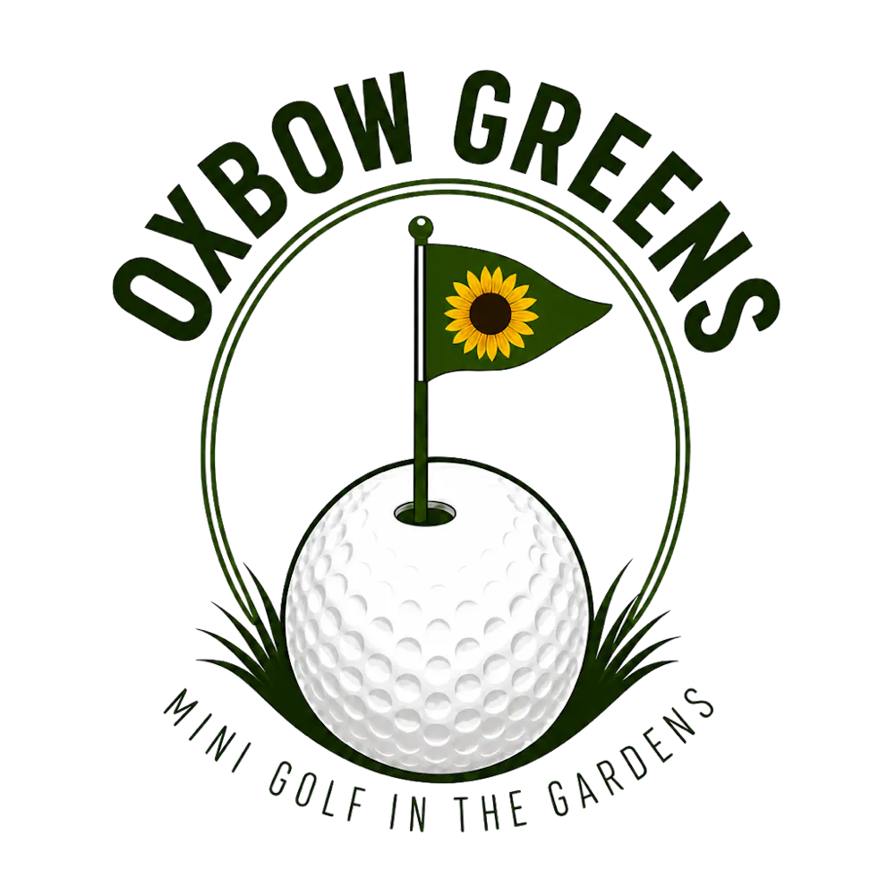 a golf ball with a flag on it