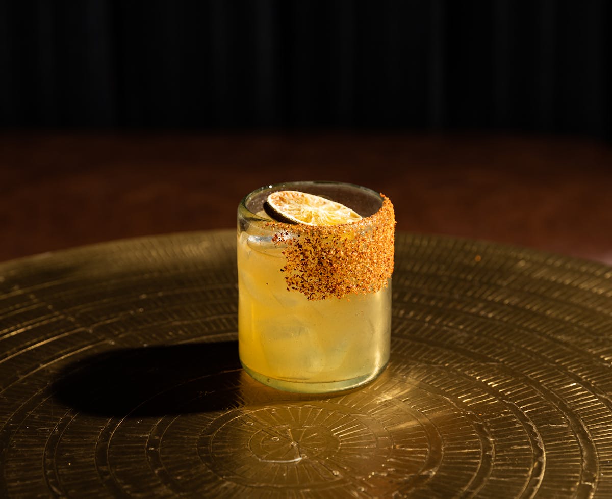 a piece of cake sitting on top of a wooden table