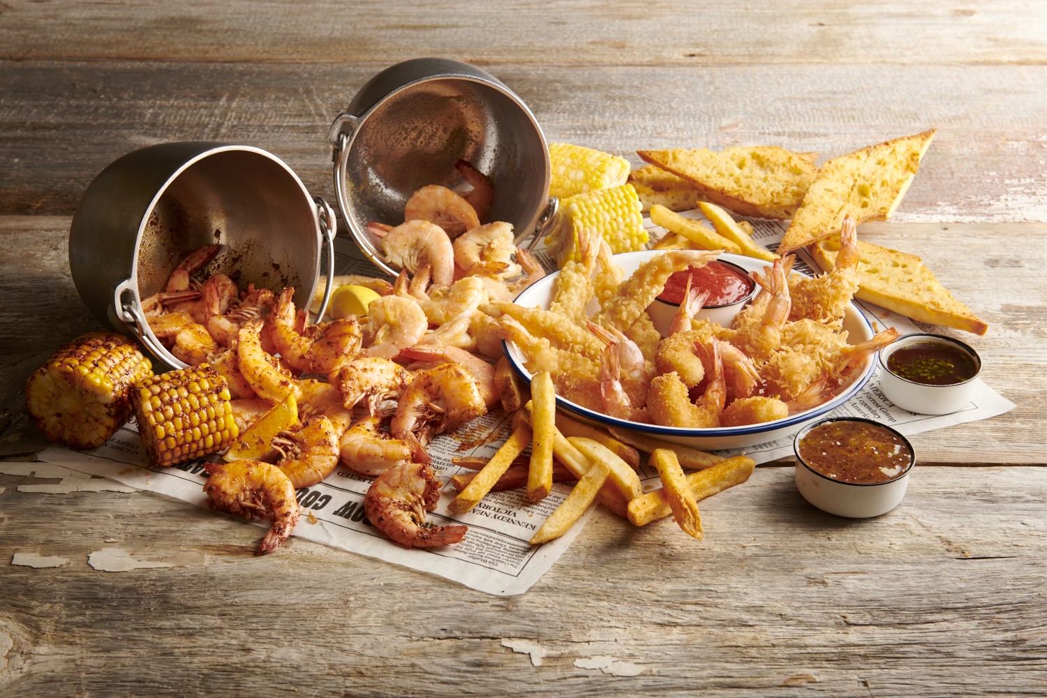 a plate of food on a table