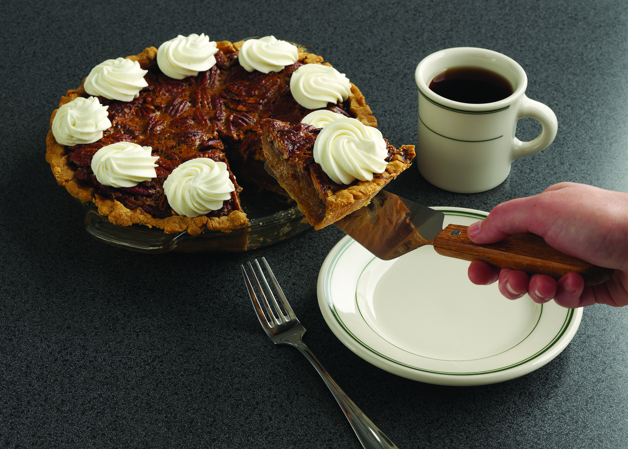 a cup of coffee on a table