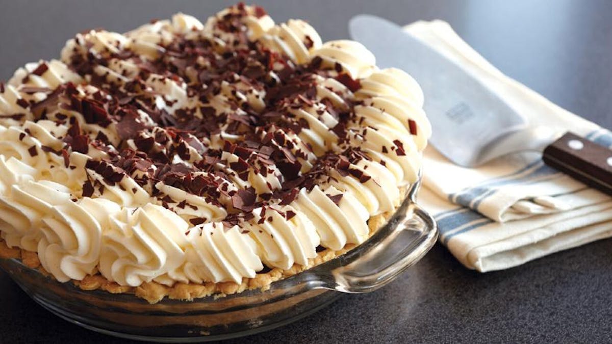 Winning French Silk Pie from Hubbard Avenue Dinner in Middleton, Wisconsin.
