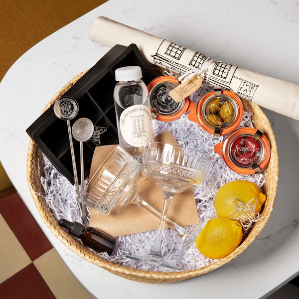 Martini Gift Basket The Orchard Townhouse new neighborhood