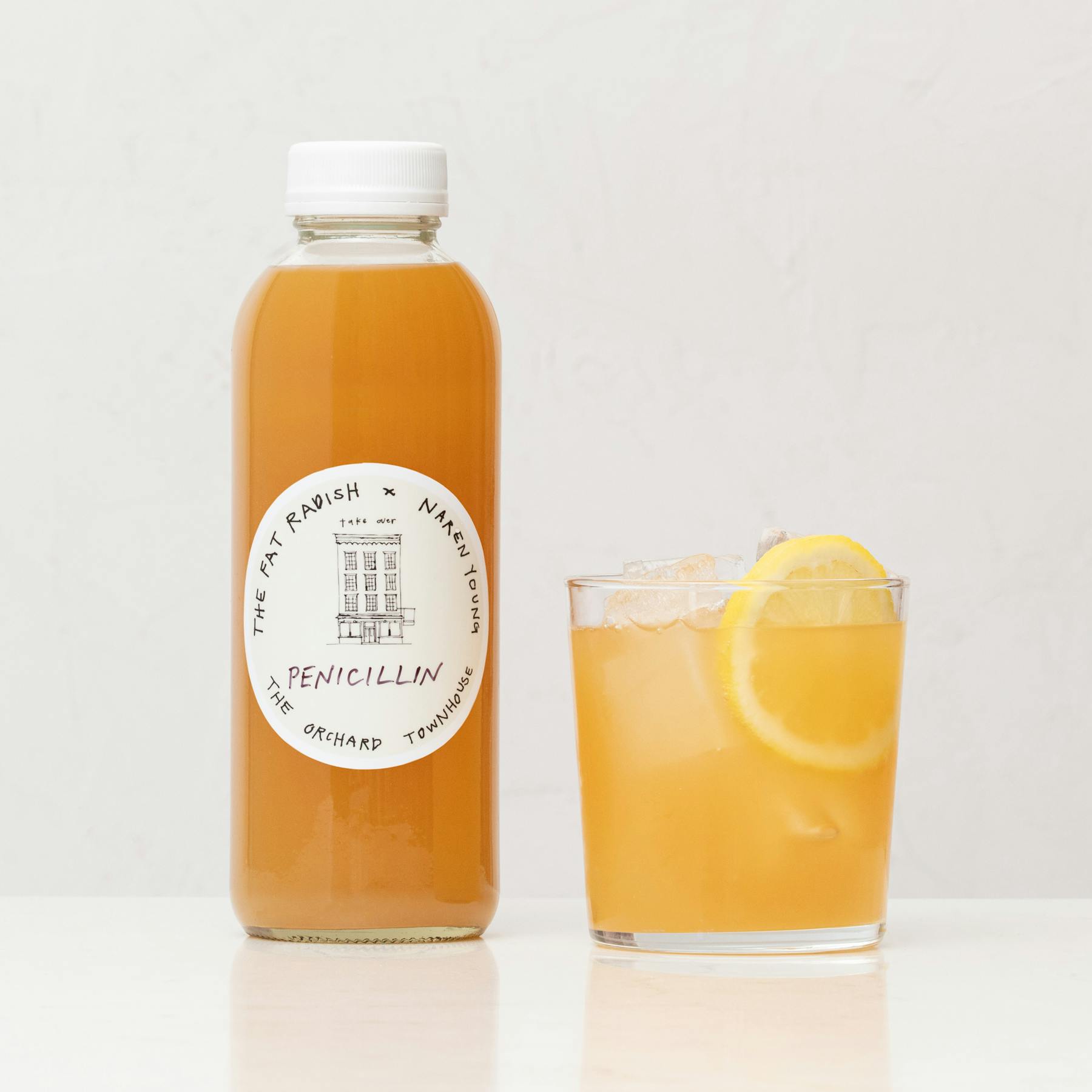 a glass of orange juice