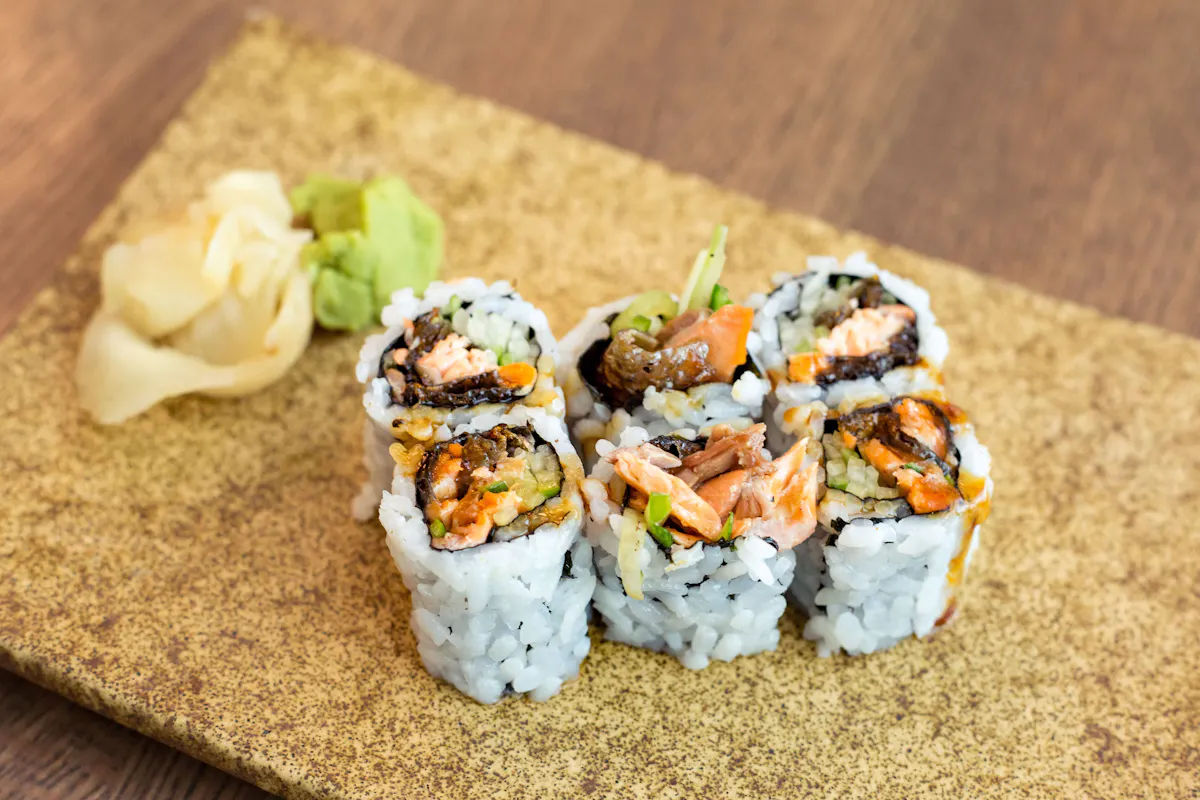 Salmon Skin Maki - Fuji at WoC - Quincy, MA