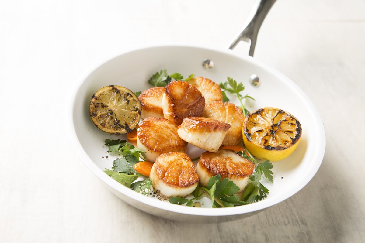 a close up of food