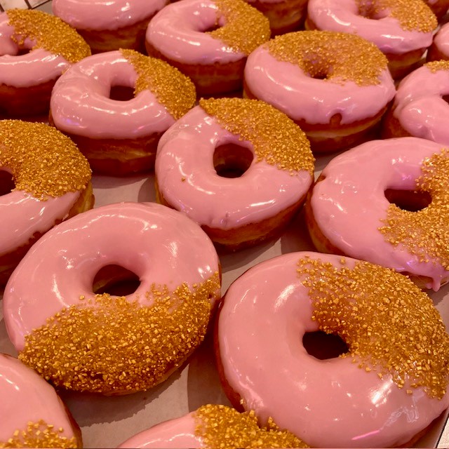 many different kinds of donuts