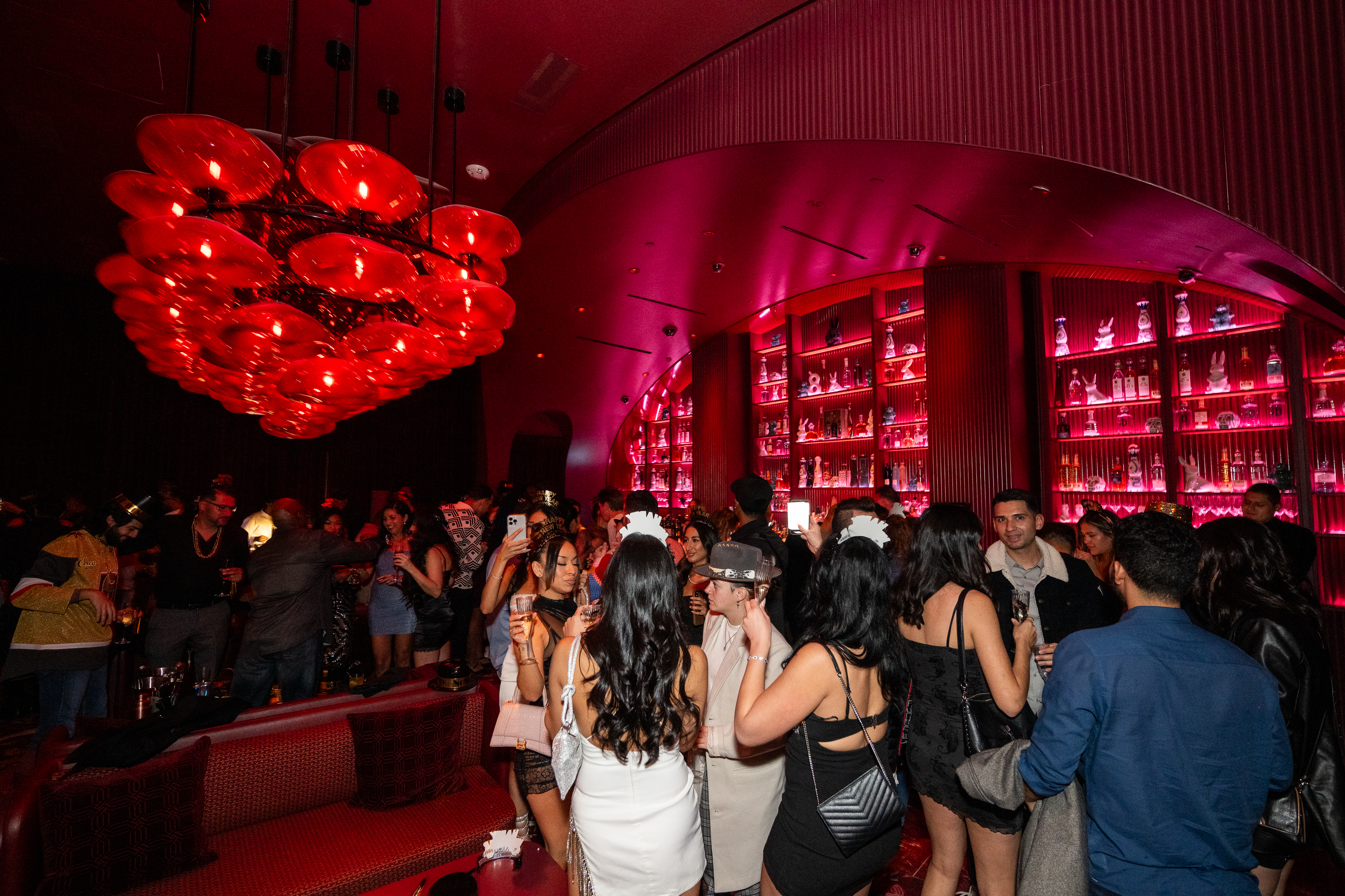 people having a blast at wax rabbit