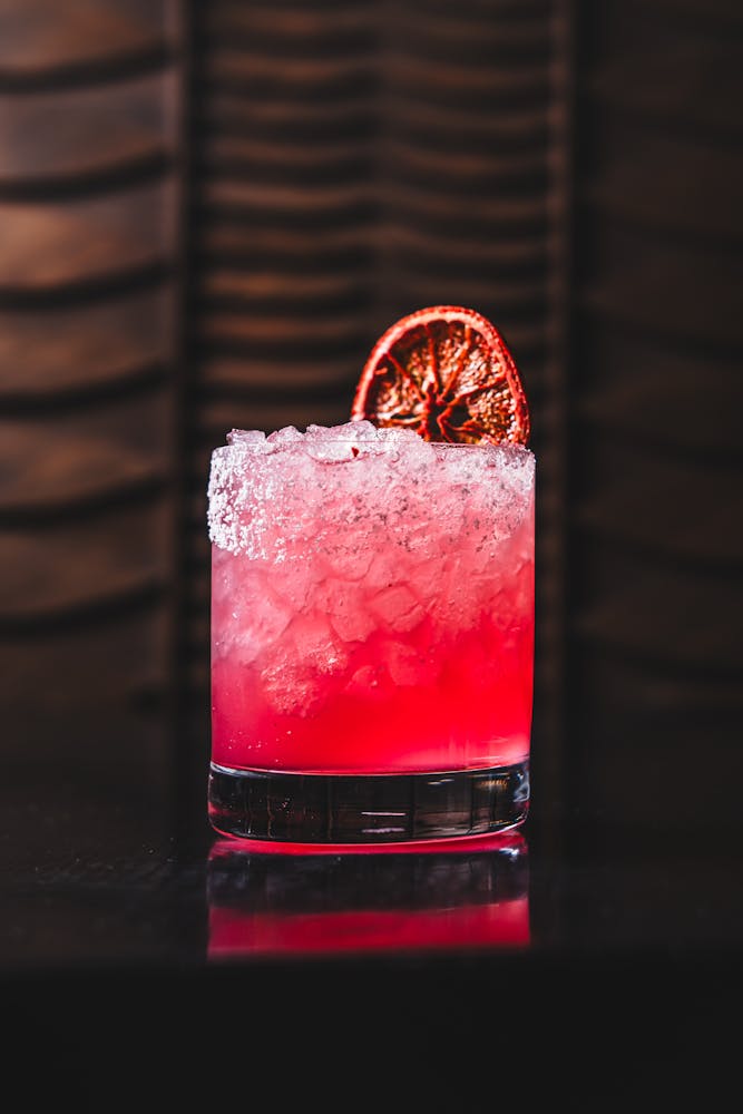 a photo of a pink/red margarita at the local mexican restaurant called mijo at durango casino and resort