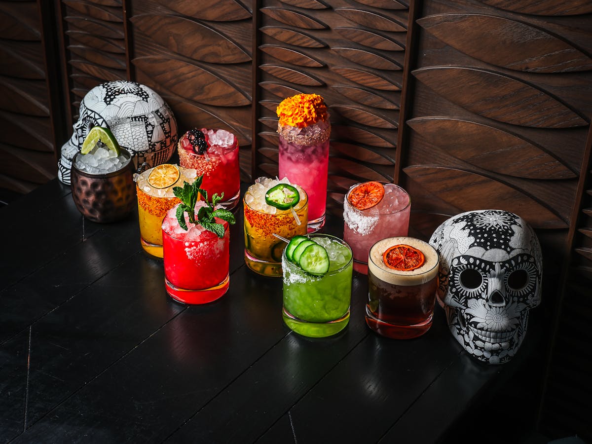 come of the vibrant cocktails available at the Vegas Mexican spot called Mijo Modern Mexican
