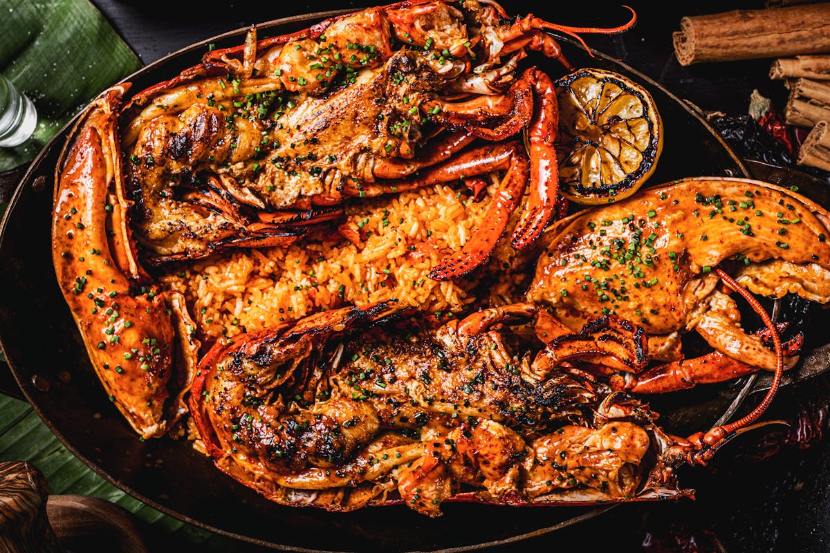 a photo of lobster at mijo Mexican the Las Vegas Mexican food restaurant