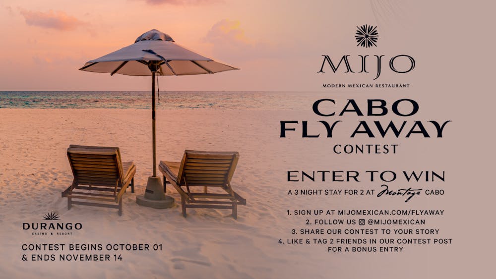 win a trip to Cabo with Mijo Las Vegas Mexican restaurant 