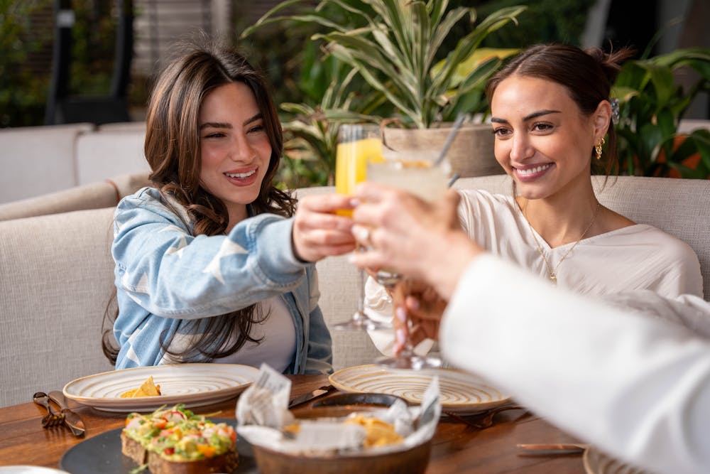 two girls at Mijo Las Vegas Mexican Resturant