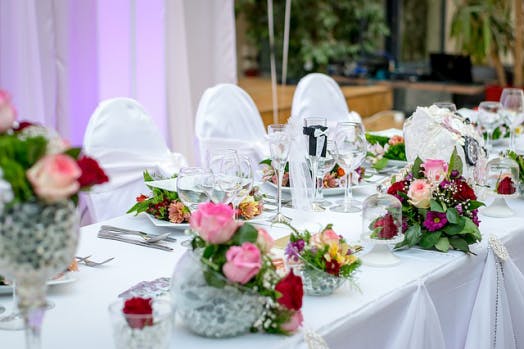 wedding event table