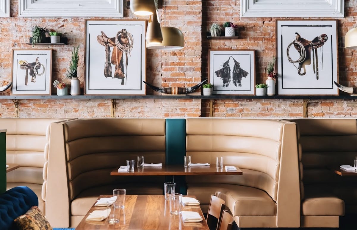 table on a restaurant