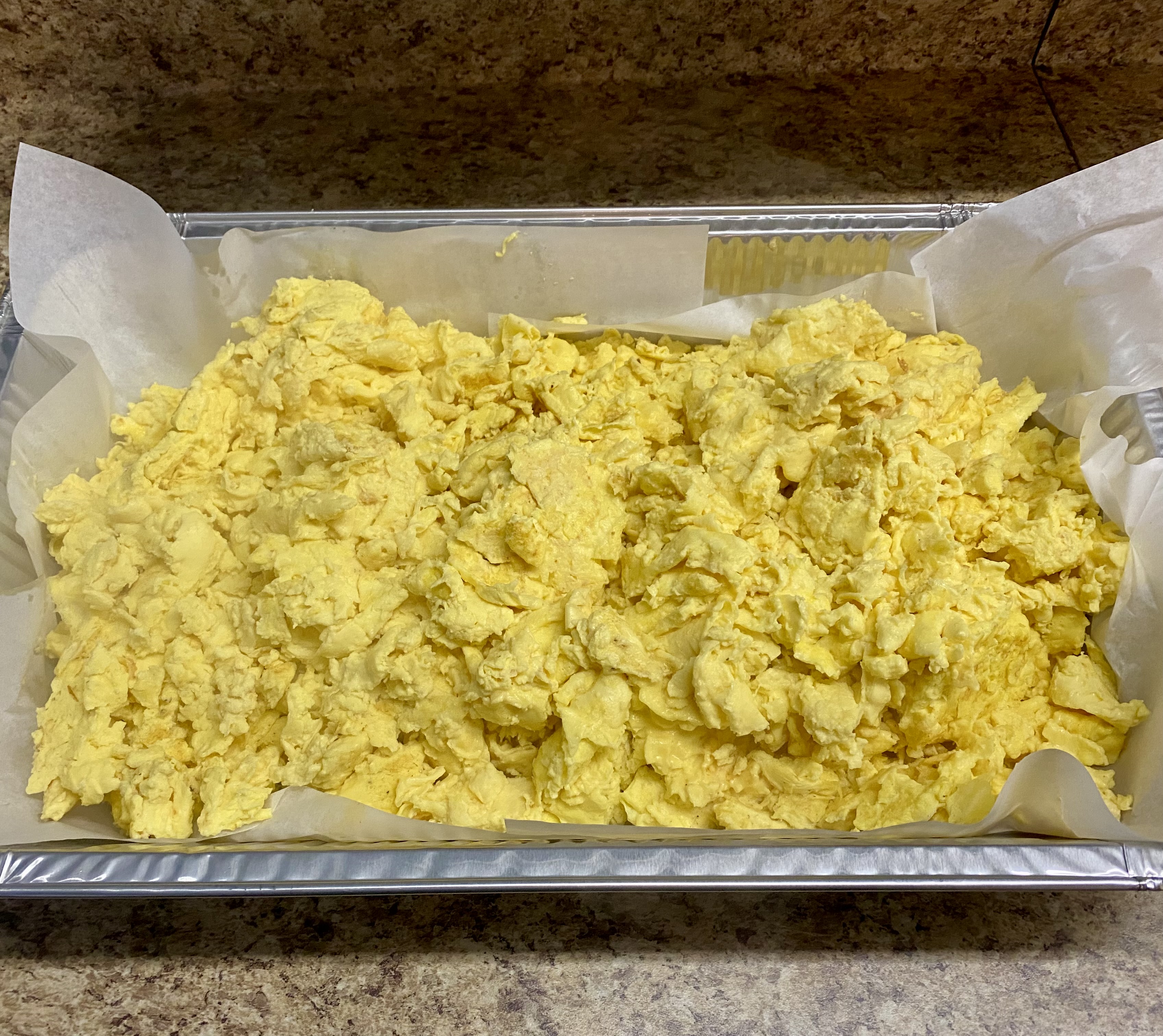 a tray of food with rice