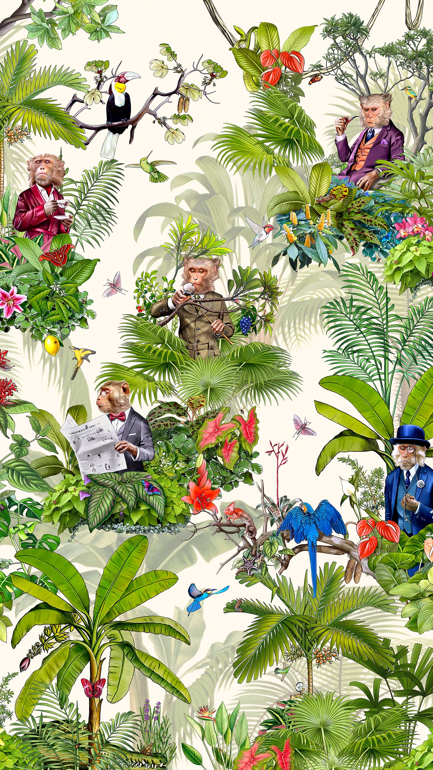 The Wild Monkey Background